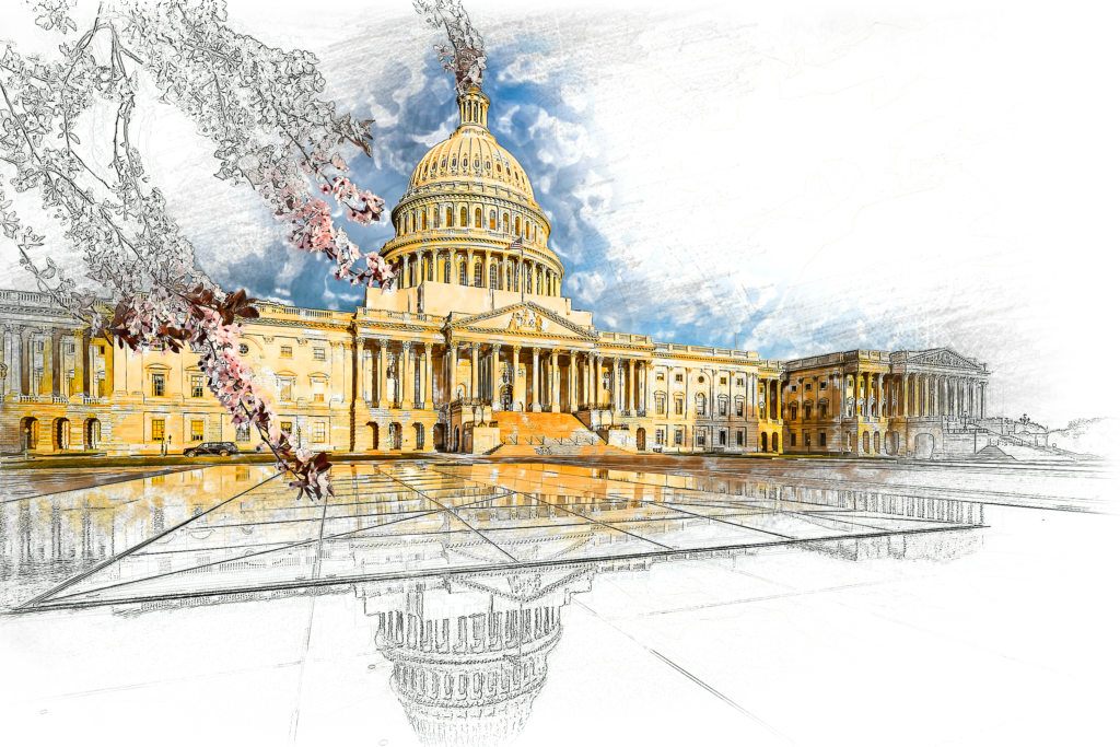 Capitol Building Sketch (Second Renaissance)